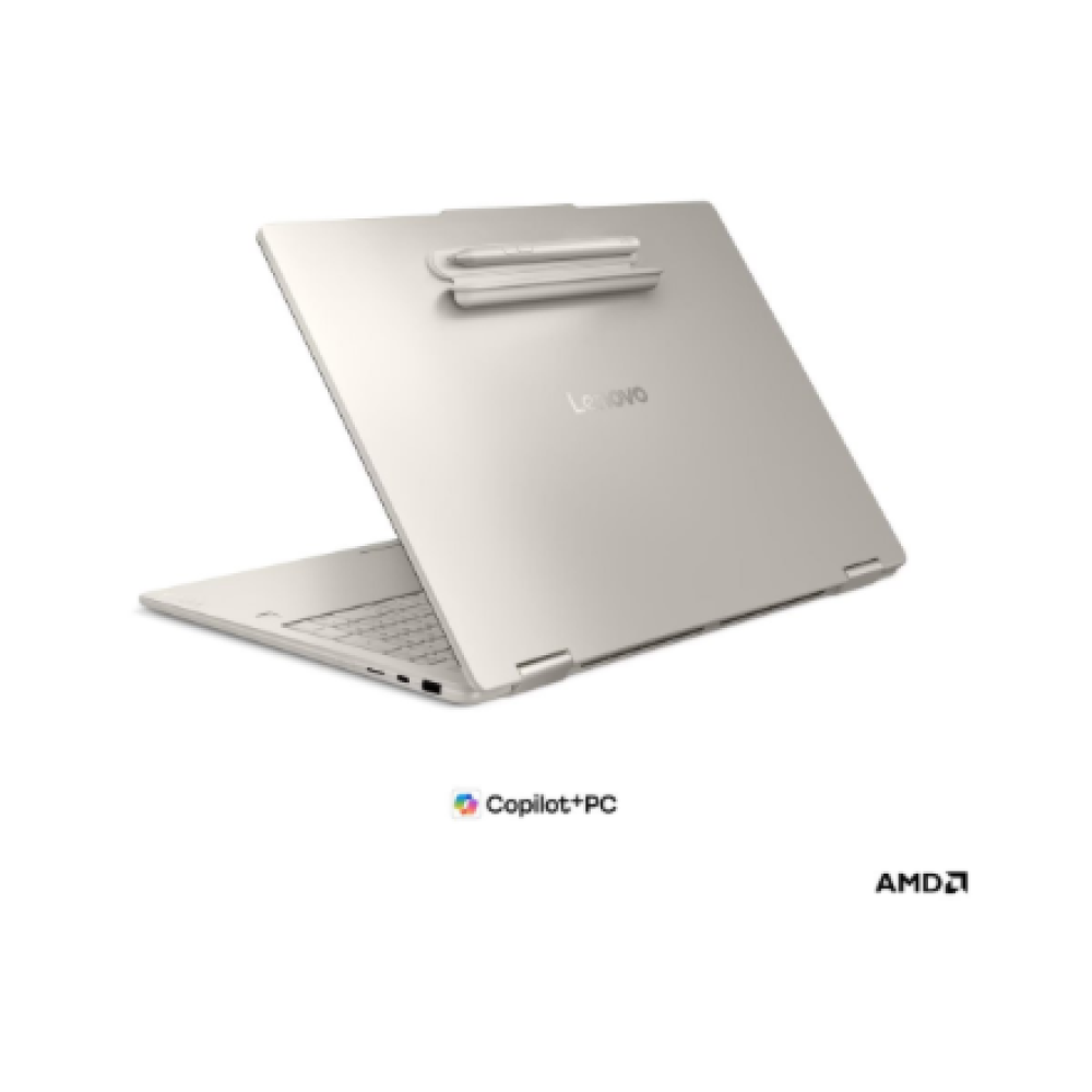 Lenovo Yoga 2-in-1 16AGP11 AMD , Seashell , 16 , OLED , Touchscreen , WUXGA , 1920 x 1200 pixels , Glossy , AMD Ryzen AI 7 , 445 , 16 GB , Soldered LPDDR5X , Solid-state drive capacity 512 GB , AMD Radeon 840M Graphics , Windows 11 Home , 802.11be , Bluet