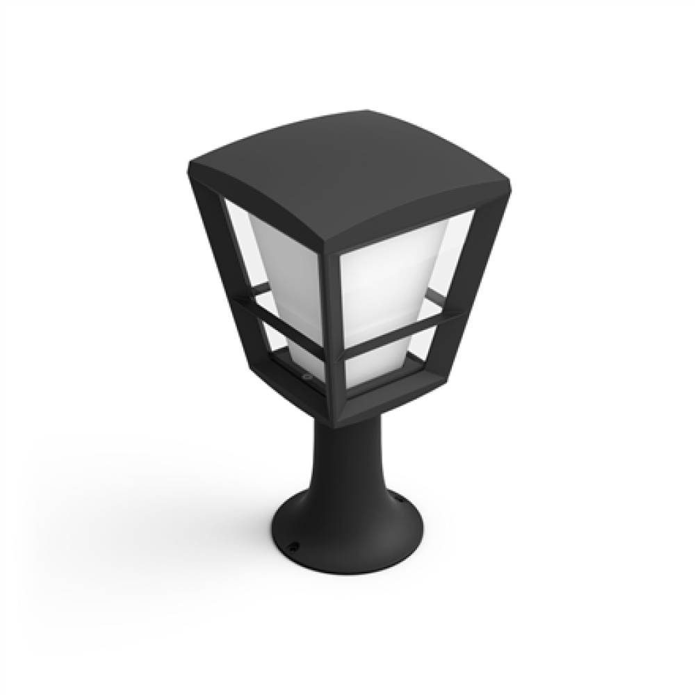 Philips Hue WCA Econic Outdoor Pedestal Lantern , 15 W , 2000-6500 Hue White Colour Ambiance
