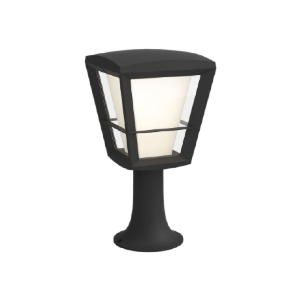 Philips Hue WCA Econic Outdoor Pedestal Lantern , 15 W , 2000-6500 Hue White Colour Ambiance
