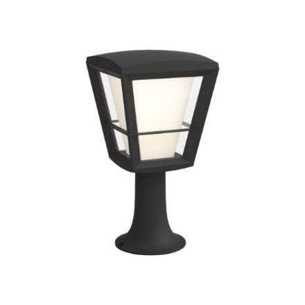 Philips Hue WCA Econic Outdoor Pedestal Lantern , 15 W , 2000-6500 Hue White Colour Ambiance