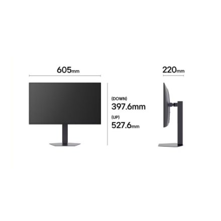 LG , 27GX790B-B , 27 , OLED , QHD , 16:9 , 540 Hz , 0.02 ms , 2560 x 1440 pixels , 300 cd/m² , HDMI ports quantity 2 , Black
