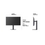 LG , 27GX790B-B , 27 , OLED , QHD , 16:9 , 540 Hz , 0.02 ms , 2560 x 1440 pixels , 300 cd/m² , HDMI ports quantity 2 , Black