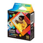 Fujifilm , Instax Square Rainbow (10) Instant Film , 72 x 86 mm , 2.4 x 2.4 Image Area; 3.4 x 2.8 Print Size , Quantity 10
