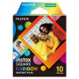 Fujifilm , Instax Square Rainbow (10) Instant Film , 72 x 86 mm , 2.4 x 2.4 Image Area; 3.4 x 2.8 Print Size , Quantity 10