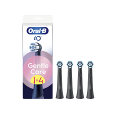 Oral-B Replaceable toothbrush heads , iO GentleCare , Heads , For adults , Number of brush heads included 4 , Black