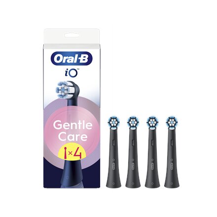 Oral-B , Replaceable toothbrush heads , iO GentleCare , Heads , For adults , Number of brush heads included 4 , Black