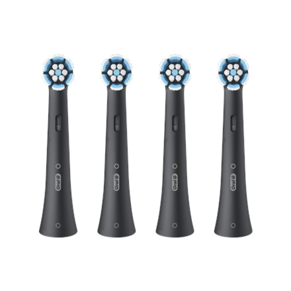 Oral-B Replaceable toothbrush heads , iO GentleCare , Heads , For adults , Number of brush heads included 4 , Black