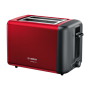 Bosch , TAT3P424 , DesignLine Toaster , Power 970 W , Number of slots 2 , Housing material Stainless steel , Red