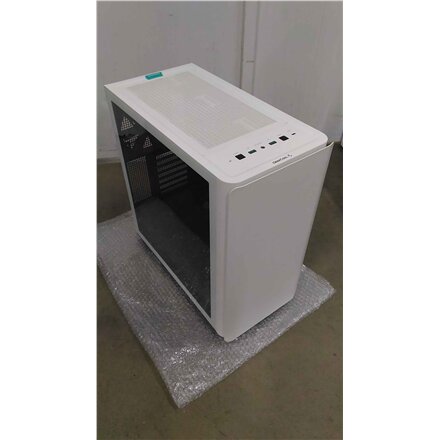SALE OUT. , Deepcool MID TOWER CASE , CK500 , Side window , White , Mid-Tower , USED, GLASS WITH STAINS, MISSING INNER PACKAGING AND ACCESSORIES , Power supply included No , ATX PS2