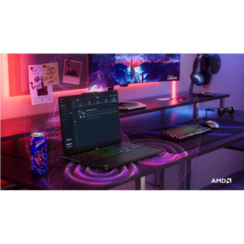 Lenovo Legion Pro 5 16AFR10 , Eclipse Black , 16 , OLED , WQXGA , 2560 x 1600 pixels , AMD Ryzen 9 , 9955HX , 32 (2x16GB) GB , SO-DIMM DDR5 , Solid-state drive capacity 1000 GB , NVIDIA GeForce RTX 5070 , GDDR7 , 8 GB , Windows 11 Home , 802.11be , Blueto