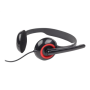 Gembird , MHS-002 Stereo headset , Built-in microphone , 3.5 mm , Black/Red