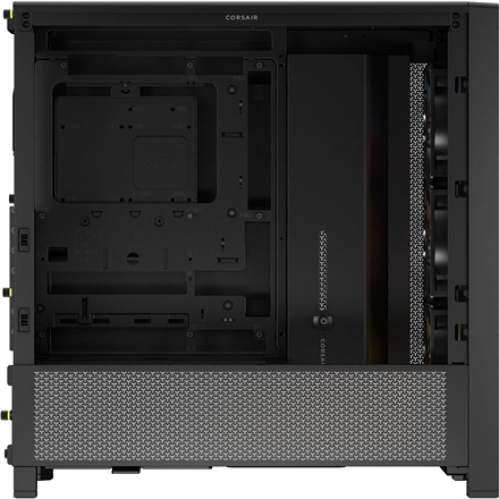 Corsair PC Case , Frame 4000D RS ARGB Modular , Black , Mid-Tower , Power supply included No