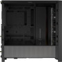Corsair PC Case , Frame 4000D RS ARGB Modular , Mid-Tower , Black