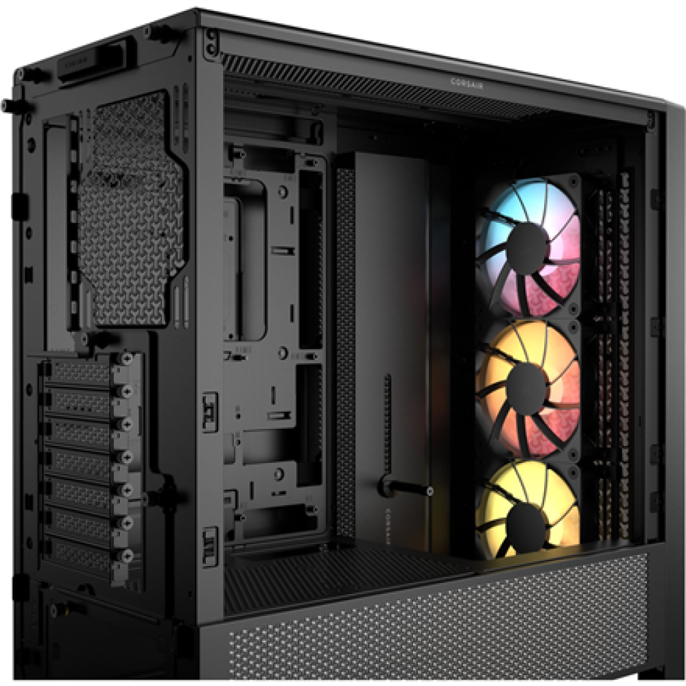 Corsair PC Case , Frame 4000D RS ARGB Modular , Black , Mid-Tower , Power supply included No