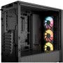 Corsair PC Case , Frame 4000D RS ARGB Modular , Mid-Tower , Black