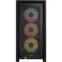 Corsair PC Case , Frame 4000D RS ARGB Modular , Mid-Tower , Black