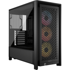 Corsair PC Case , Frame 4000D RS ARGB Modular , Black , Mid-Tower , Power supply included No