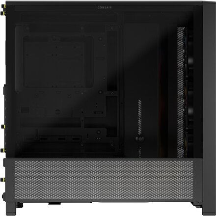 Corsair PC Case , Frame 4000D RS ARGB Modular , Mid-Tower , Black