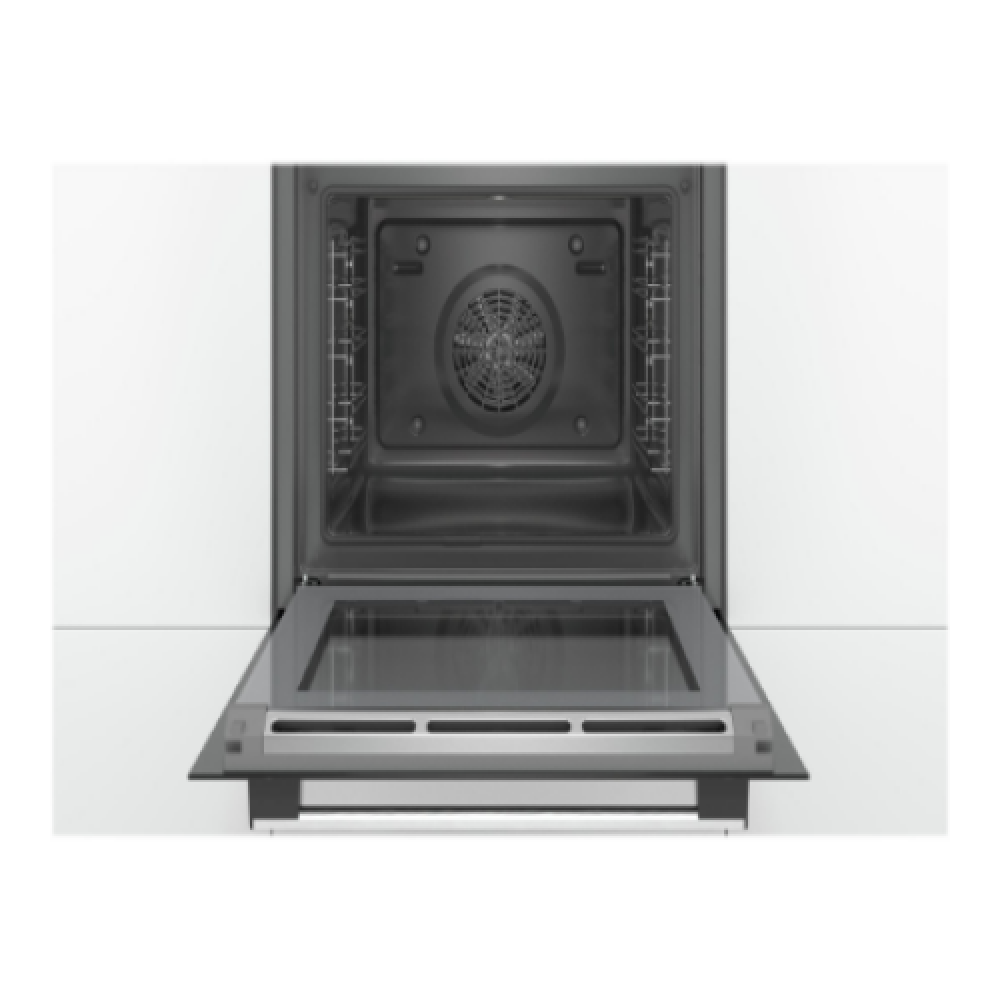 Bosch , Oven , HBA574BR0 , 71 L , Electric , Pyrolysis , Rotary and electronic , Height 59.5 cm , Width 59.4 cm , Stainless steel