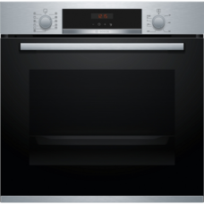 Bosch Oven HBA574BR0 71 L, Electric, Pyrolysis, Rotary and electronic, Height 59.5 cm, Width 59.4 cm, Stainless steel