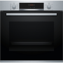Bosch , HBA574BR0 , Oven , 71 L , Electric , Pyrolysis , Rotary and electronic , Height 59.5 cm , Width 59.4 cm , Stainless steel