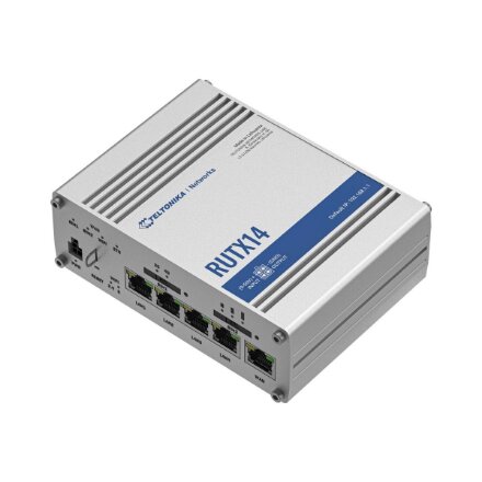 Teltonika , LTE Cat 12 Router , RUTX14 , 802.11ac , 867 Mbit/s , 10/100/1000 Mbps Mbit/s , MU-MiMO Yes , 4G , Antenna type Internal
