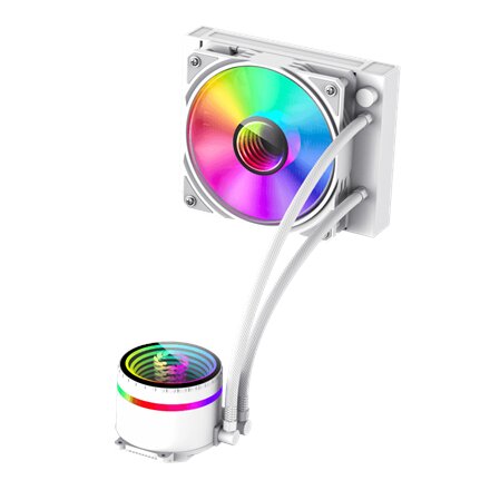 Gamemax CPU Liquid Cooler , ICEBURG 120 WT , White