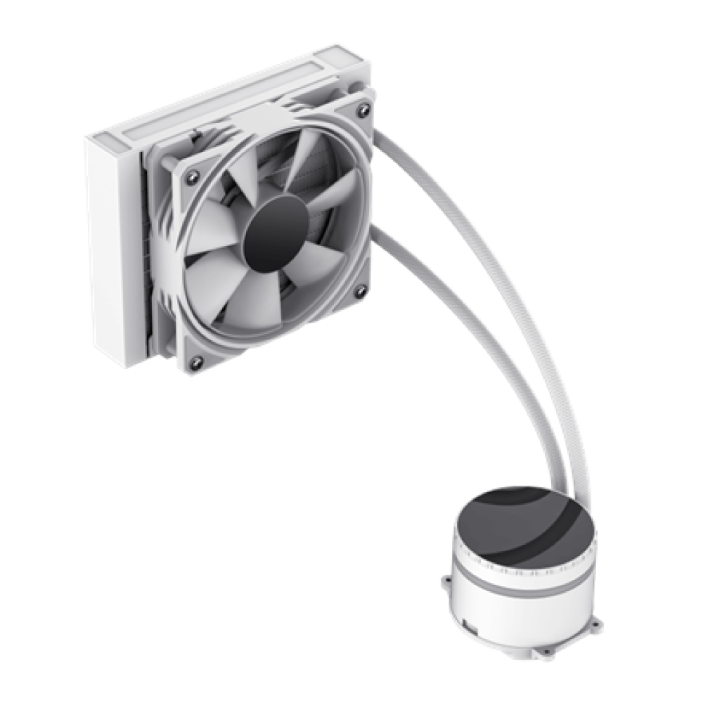 Gamemax CPU Liquid Cooler , ICEBURG 120 WT , White