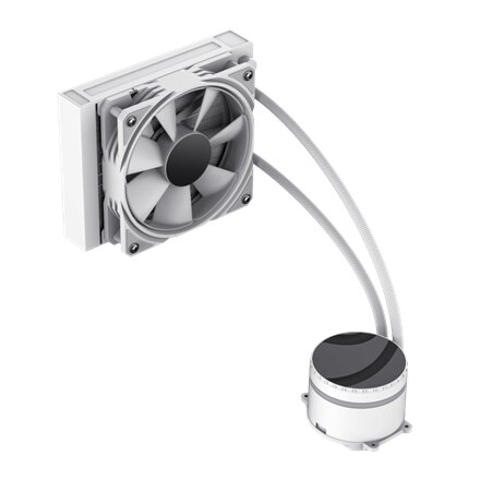 Gamemax CPU Liquid Cooler , ICEBURG 120 WT , White