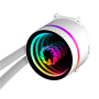 Gamemax CPU Liquid Cooler , ICEBURG 120 WT , White