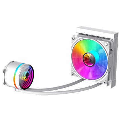 Gamemax CPU Liquid Cooler , ICEBURG 120 WT , White