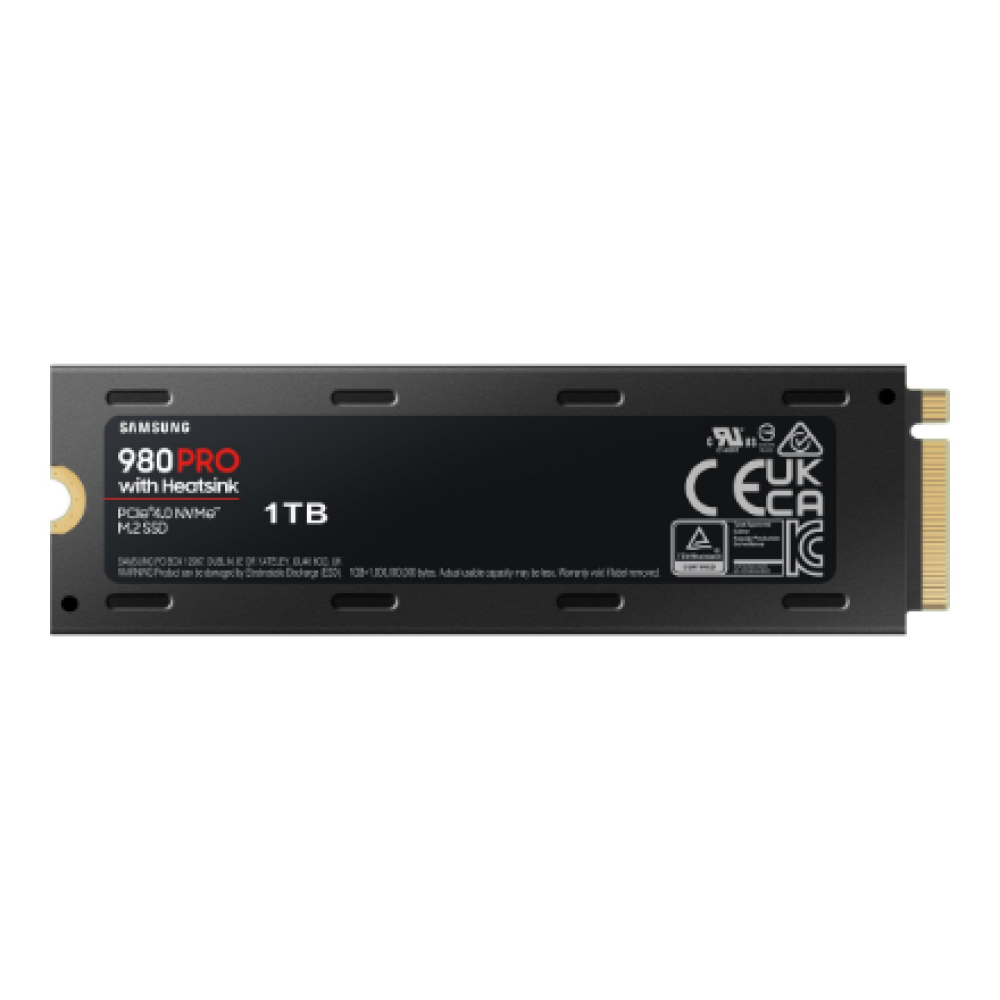 Samsung , 980 PRO with Heatsink , 1000 GB , SSD form factor M.2 2280 , Solid-state drive interface M.2 NVMe 1.3c , Read speed 7000 MB/s , Write speed 5000 MB/s