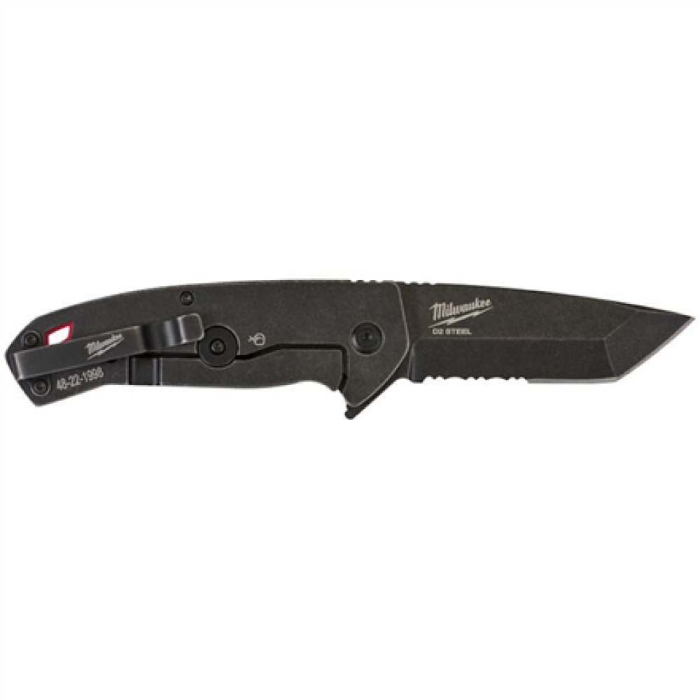 Milwaukee , HardLine Serrated Folding Knife , 48221998