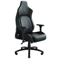 Razer mm , PVC Leather; Metal; Plywood , Iskur Ergonomic Gaming Chair Black/Green