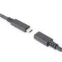 Digitus USB Type-C extension cable, Type-C - C , AK-300210-015-S