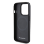 Mercedes MEHMP15L23ACMS iPhone 15 Pro 6.1 Silver Hardcase Leather & Aluminum MagSafe , Mercedes