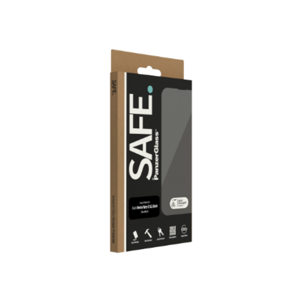 SAFE by PanzerGlass Screen Protector Xiaomi Redmi Note 12 5G , 12 4G , Poco X5 , Ultra-Wide Fit , PanzerGlass