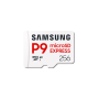 Samsung P9 Express , MicroSD Card , 256 GB , microSDXC , Flash memory class U3, V30, A1