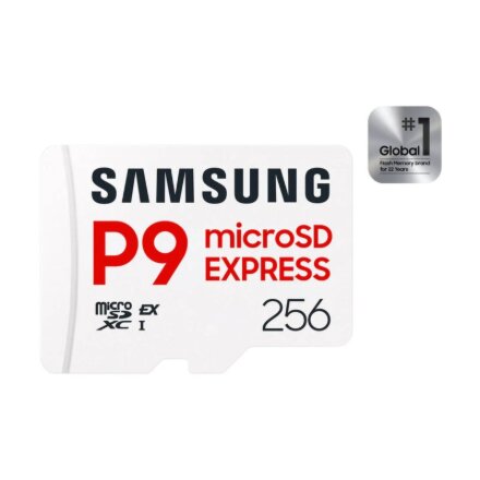 Samsung P9 Express , MicroSD Card , 256 GB , microSDXC , Flash memory class U3, V30, A1