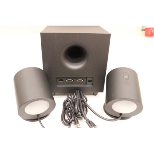 SALE OUT. Razer Gaming Speakers with wired subwoofer Nommo V2 - 2.1 USED AS DEMO, DAMAGED PACKAGING Bluetooth Black