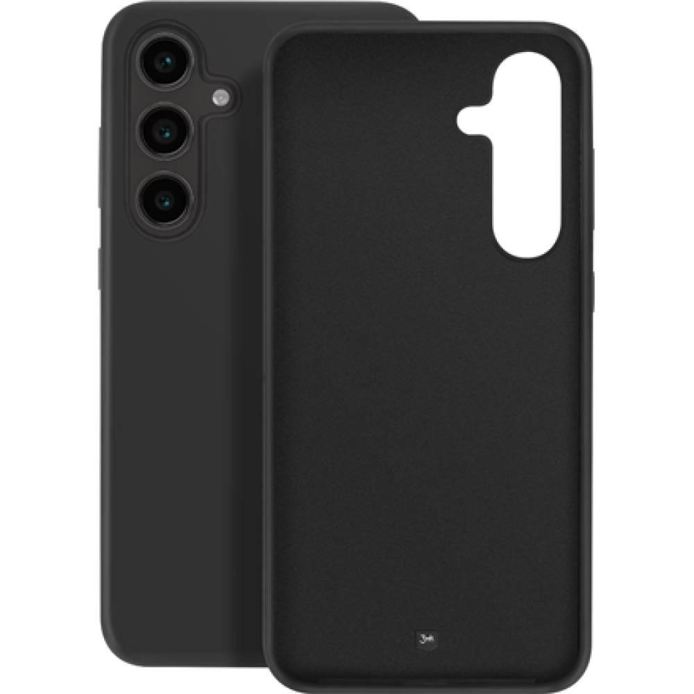3MK , Back cover , Samsung , Galaxy S24 FE , Silicone , Black