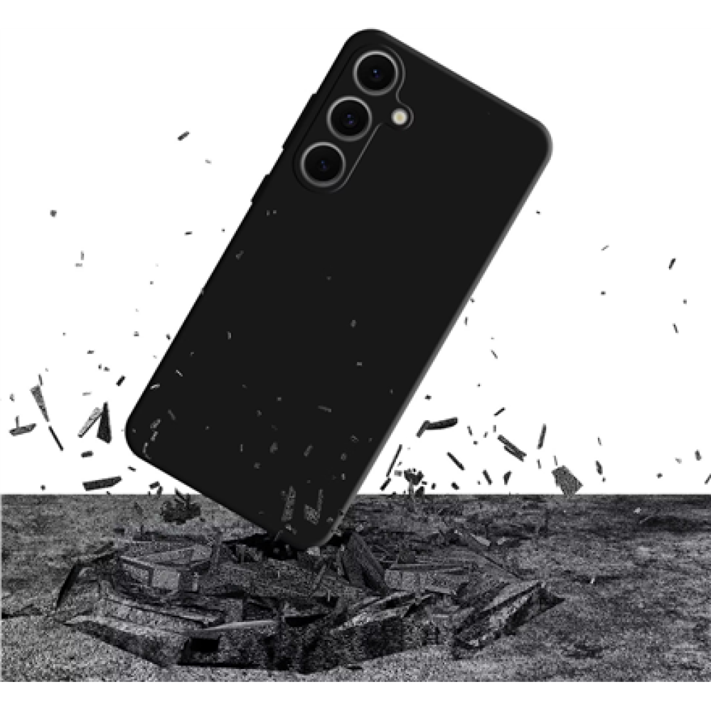 3MK , Back cover , Samsung , Galaxy S24 FE , Silicone , Black
