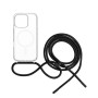 Fixed , MagPure Neck , Back Cover with Lanyard , Apple , iPhone 16 Pro , TPU , Clear, Black