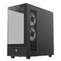 Gamemax Case , NEX C51 BK , ATX/BTF