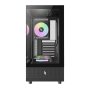 Gamemax Case , NEX C51 BK , ATX/BTF