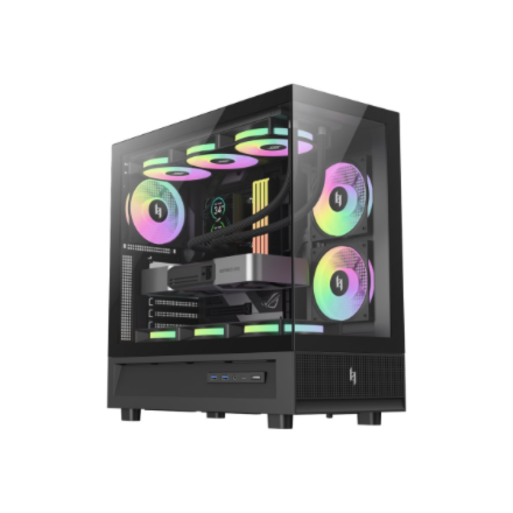 Gamemax Case , NEX C51 BK , ATX/BTF