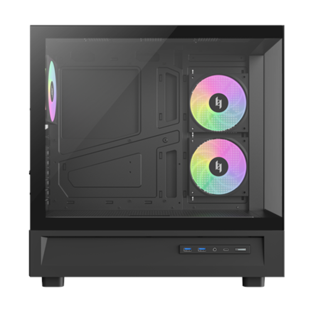 Gamemax Case , NEX C51 BK , ATX/BTF