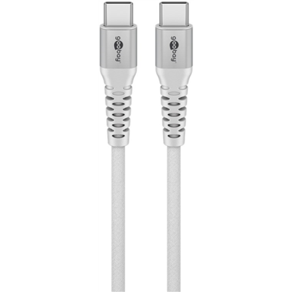 Goobay USB-C Supersoft Textile Cable with Metal Plugs , 70194