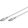 Goobay USB-C Supersoft Textile Cable with Metal Plugs , 70194
