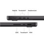 Apple , MacBook , Pro , Space Black , 14.2 , 3024 x 1964 pixels , Apple M5 , 16 GB , Apple M5 chip 10-core CPU/10-core GPU , macOS , 802.11ax , Bluetooth version 5.3 , Keyboard language Russian , Keyboard backlit